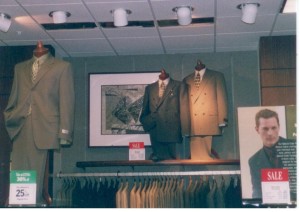 Macy's (Horne's) Men's Suits Display